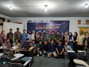 Puluhan Aktivis Tangerang Dibekali Keterampilan Menulis Jurnalistik