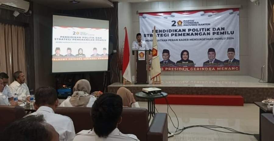 Dihadiri Putri Mendiang Desmond J Mahesa, DPC Gerindra Kabupaten Serang Gelar Konsolidasi Pemenangan Gerindra 2024