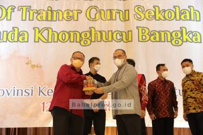 Gubernur Babel Saat Menghadiri Acara Majelis Konghucu Indonesia