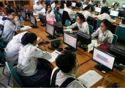 Terkendala Internet, Puluhan SMP Di Lebak Tidak Melaksanakan UNBK