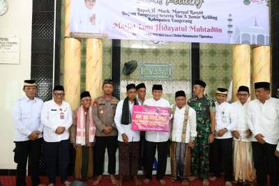 Serap Aspirasi, H Maesyal Jumling Di Mesjid Hidayatul Mubtadiin Cileles