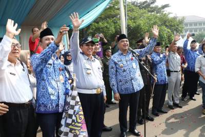 Bupati Tangerang Lepas Pemudik Gratis