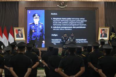 Yasonna Promosi dan Mutasi Empat Pimti Pratama Kemenkumham Banten