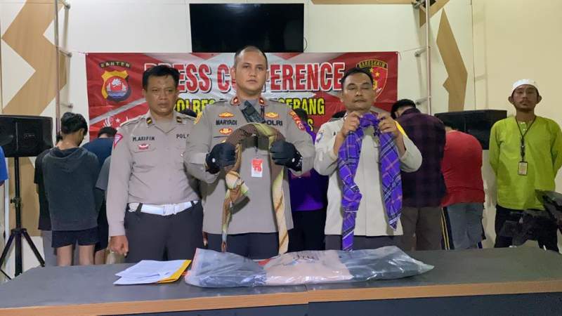 Polsek Pasar Kemis Amankan 28 ABG Yang Hendak Tawuran