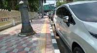 Renovasi Jalur Pedestrian Seputaran Pusat Pemerintahan Kota Tangerang, Hasilnya Tak Ramah Untuk Kaum Disabilitas