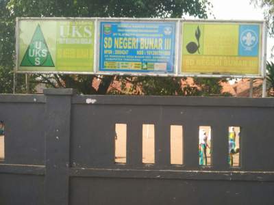 SDN Bunar III, Kecamatan Sukamulya, Kabupaten Tangerang.