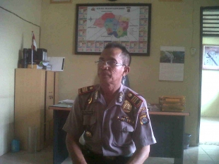 Tampak Kapolsek Baros, AKP Y Mulya Jaya
