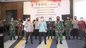 Pangdam dan Kapolda Banten Ajak Calon Bupati Serang Jaga Kondusifitas