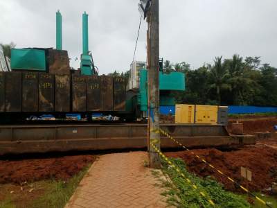 Warga Desa Cibogo Protes Pembangunan Apartemen Serpong Garden