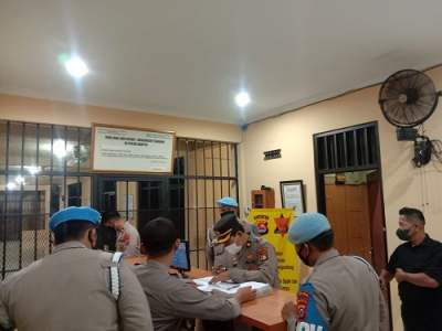 Bidpropam Polda Banten Bareng Pamenwas Cek Apel Malam dan Rumah Tahanan