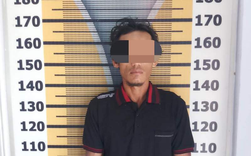 Pengedar narkoba asal Tebing Tinggi ditangkap.(istimewa).