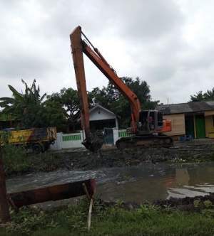 Normalisasi Kali Tempe, Teluk Naga, Kabupaten Tangerang.