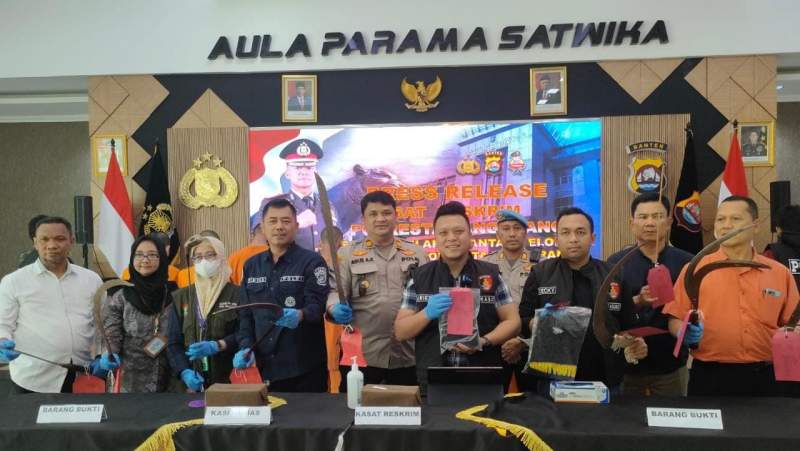 13 Gangster di Balaraja Dibekuk Polisi