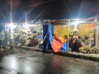 Penjualan durian di Kota Rangkasbitung.