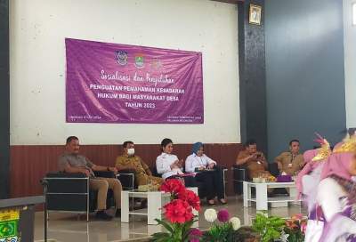 Kajari Hadiri Penguatan Darkum Masyarakat Desa.