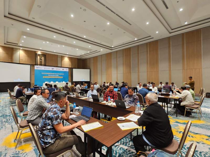 Suasana pelaksanaan Uji Kompetensi Wartawan (UKW) PWI dan Kementerian BUMN di Manado, Kamis-Jumat (28-29/12/2023).