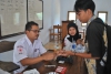 Mahasiswa Dan Dosen Ikut Test Golongan Darah