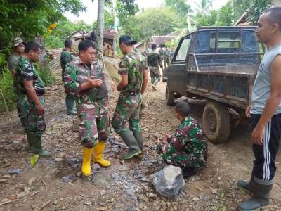 Satgas TMMD Kodim 0601/Pandeglang Wujudkan Harapan Warga Desa Mekarsari