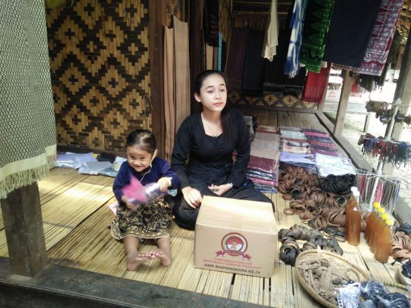 warga suku Baduy tetap survive di masa pandemi covid-19. (Faiz)