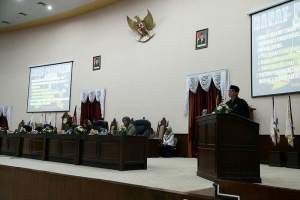 Rapat paripurna di DPRD Provinsi Banten.