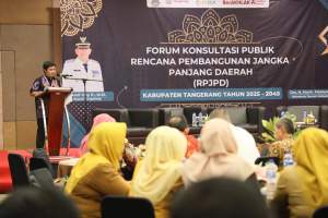 PJ Bupati Buka Forum Konsultasi RPJPD Kab Tangerang 2025-2045