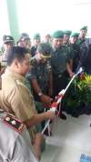Wali Kota Tangerang Arief Wismansyah saat meresmikan Kantor Koramil Batu Ceper.