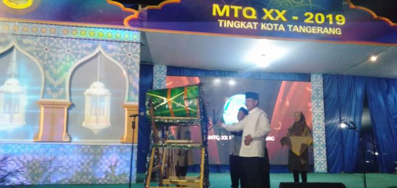 MTQ Ke-XX Tingkat Kota Tangerang Resmi di Tutup Wakil Walikota