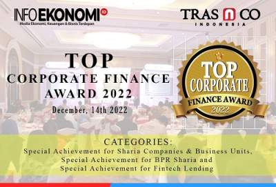 Siap-siap! Sektor Bisnis Syariah dan Fintek Akan Menerima Anugerah TOP CORPORATE FINANCE AWARD 2022