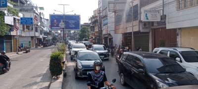 Arus balik Nataru di Kota Tebing Tinggi padat merayap.