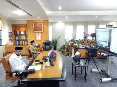 Bupati Dan Wakil Bupati Tangerang Gelar Halal Bihalal Lewat Online Karena Pandemi Covid 19