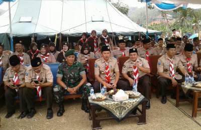 Upacara pembukaan Karang Pamitran Kabupaten Lebak