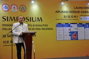 Zaki Launcing Sistem Informasi Donor Darah