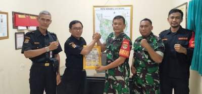 Danramil 04 Cikupa Terima Kunjungan Senkom Mitra Polri