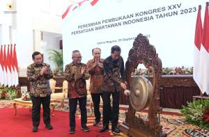 PWI Bertekad Mengawal Pemberitaan Berkualitas dan Berimbang, Jokowi Minta Wartawan Patuhi Kode Etik Jurnalistik