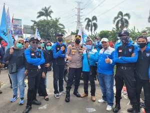 Amankan Aksi Modar, Kapolresta Tangerang Minta Buruh Tidak Blokade dan Sweeping