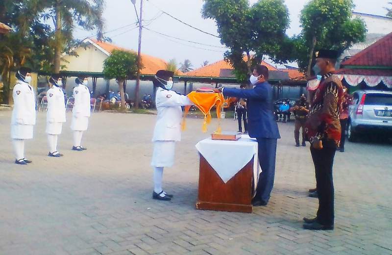 Korwil Paskibra Sukadiri Tetap Kibarkan Bendera di HUT RI Ke 76