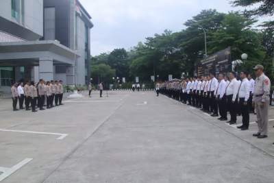 Wakapolresta Tangerang Pimpin Apel Pagi