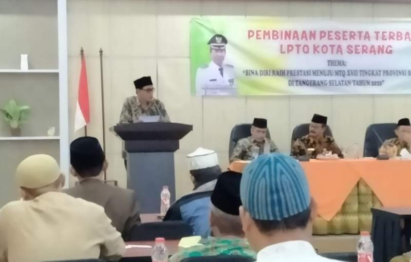 LPTQ Kota Serang saat melakukan pembinaan kepada kafilah kota Serang