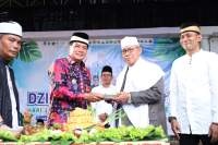 Bupati Maesyal Hadiri HUT Ke - 19 Kecamatan Gunung Kaler