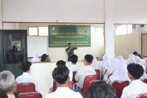 Kodim 0510/Tigaraksa Gandeng Dinsos Kab Tangerang Penyuluhan Di SMK Insan Madani