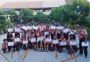 Raih Juara Lomba Pramuka, Kepala Sekolah SMPN 4 Sepatan Beri Penghargaan