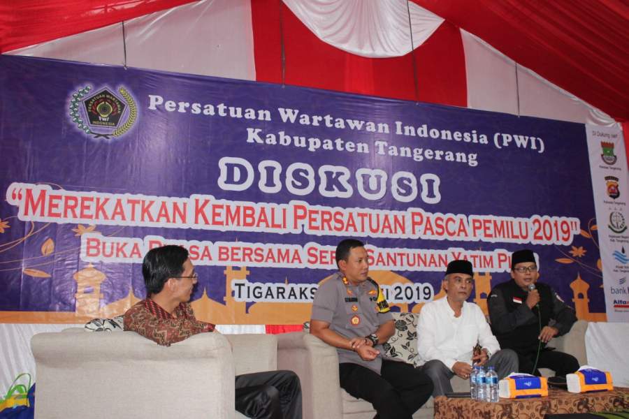 Pasca Pemilu, PWI Kabupaten Tangerang Gelar Diskusi Publik