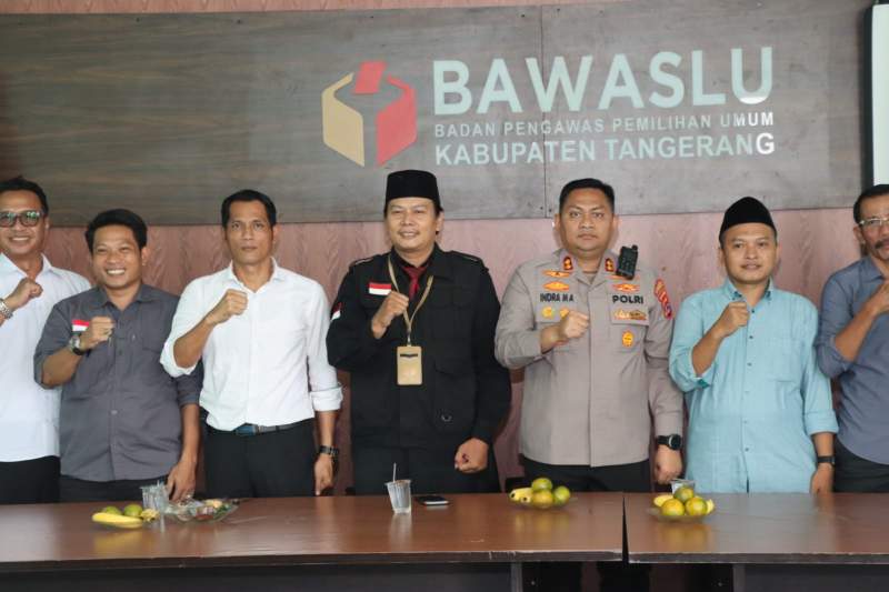 Bawaslu Sambut Kedatangan Wakapolresta Tangerang