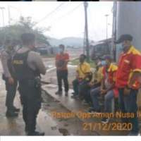 Himbau Prokes Kepada Masyarakat, Personel Ditsamapta Polda Banten Rutin Laksanakan Patroli