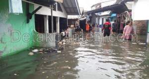 Gelombang Pasang, Kelurahan Dadap Diterjang Banjir Rob