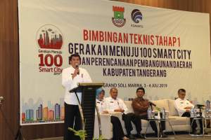 Bintek Gerakan Menuju 100 Smart City Dibuka Sekda Kabupaten Tangerang