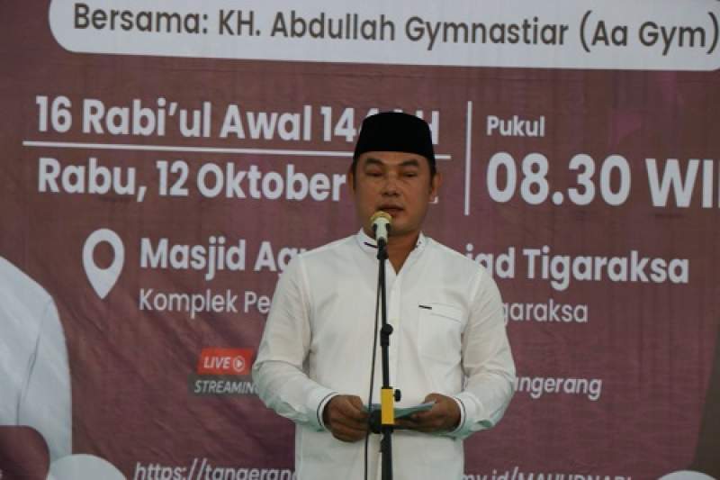 Mad Romli Hadiri Tabligh Akbar di Mesjid Al- Amjad