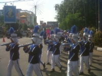 Warga Antusias Ikuti Kirab HUT Kota Serang