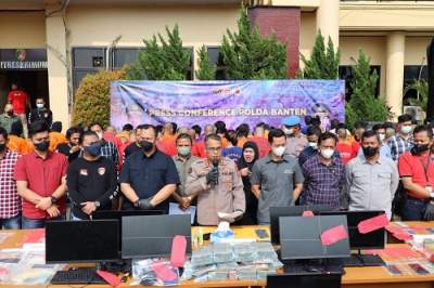 Gandeng PPATK dan Kominfo, Polda Banten Sikat Seluruh Judi Online