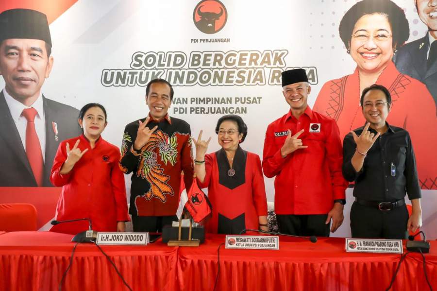 Pengumuman Ganjar Pranowo jadi calon presiden dari PDIP. di Istana Batutulis, Bogor, Jawa Barat, H-1, lalu.